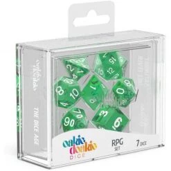 Oakie Doakie Dice Oakie Doakie - Translucent Green RPG Dice Set 7 Oakie Doakie Dice Oakie Doakie - Translucent Green RPG Dice Set