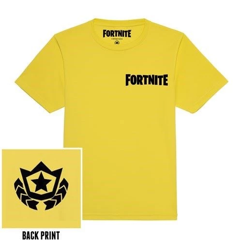 Fortnite Battle Star Yellow Mens T-Shirt 4 Fortnite Battle Star Yellow Mens T-Shirt