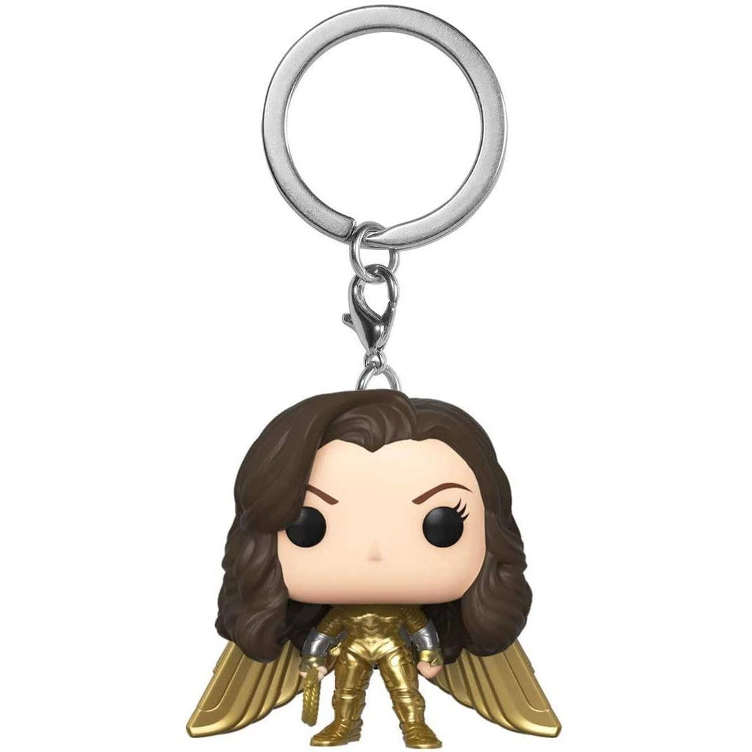 POP! Movies: Wonder Woman 1984 - No Helmet Golden Armor Keychain Film & TV 3 POP! Movies: Wonder Woman 1984 - No Helmet Golden Armor Keychain Film & TV