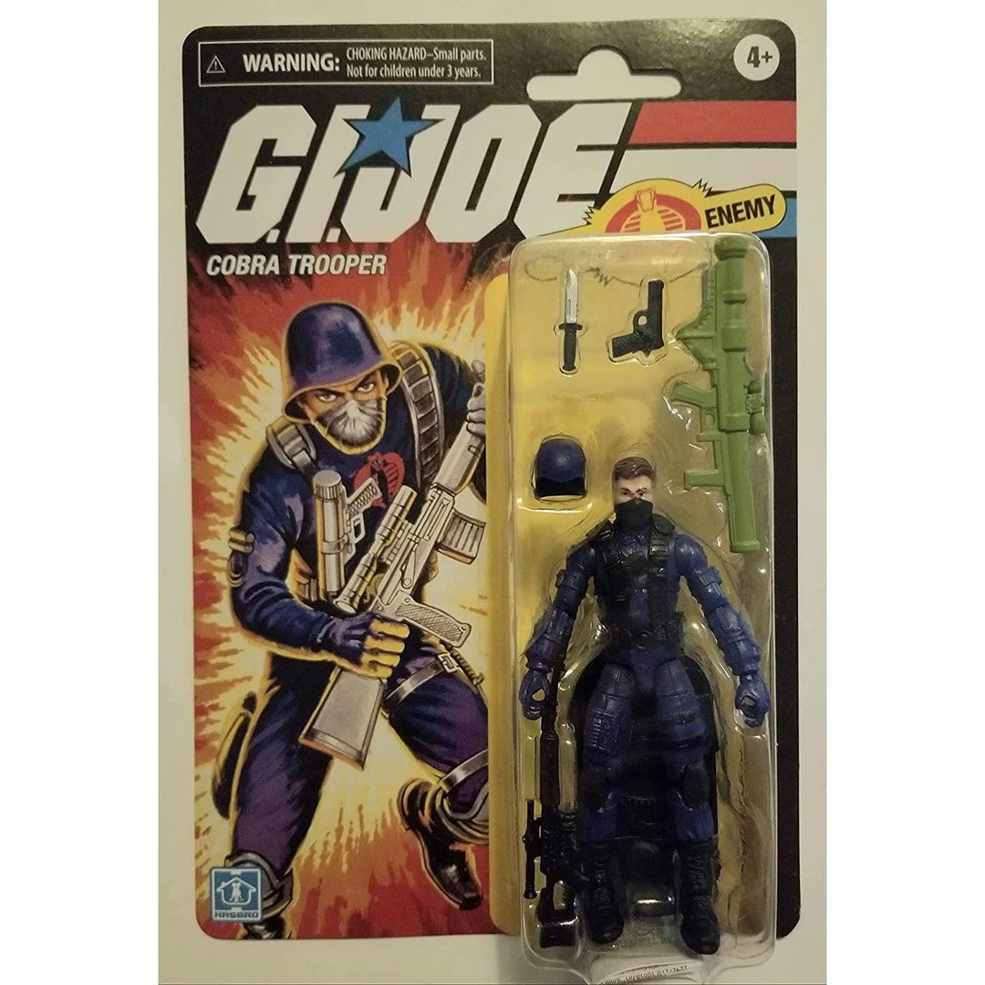 G.I. Joe Cobra Trooper Retro Action Figure Toys & Figures 4 G.I. Joe Cobra Trooper Retro Action Figure Toys & Figures
