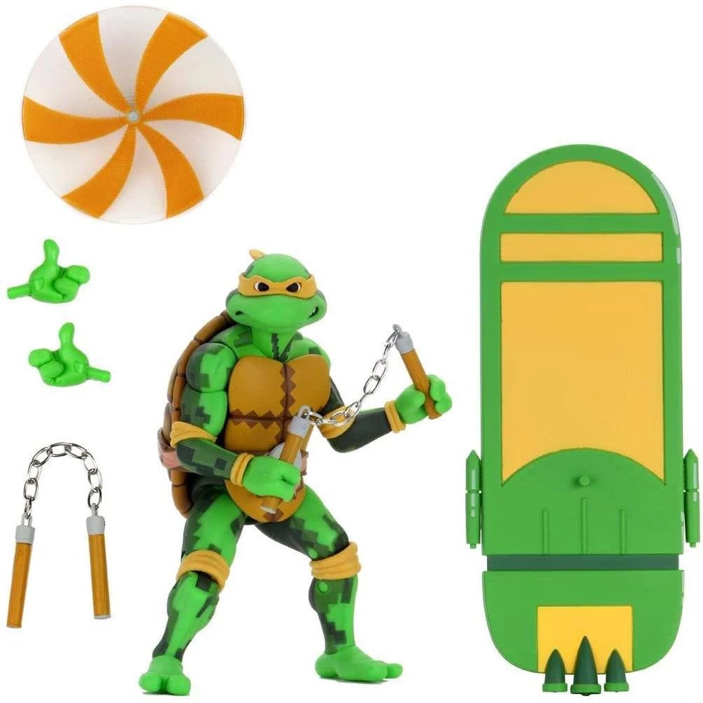 Teenage Mutant Ninja Turtles TMNT Michaelangelo Turtles In Time Action Figure Film & TV 3 Teenage Mutant Ninja Turtles TMNT Michaelangelo Turtles In Time Action Figure Film & TV