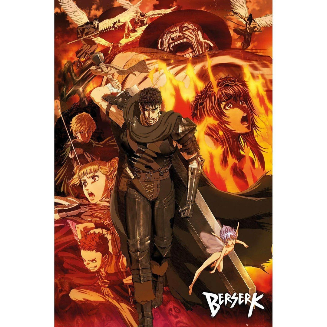 Berserk Maxi Poster Anime & Manga Gifts 4 Berserk Maxi Poster Anime & Manga Gifts