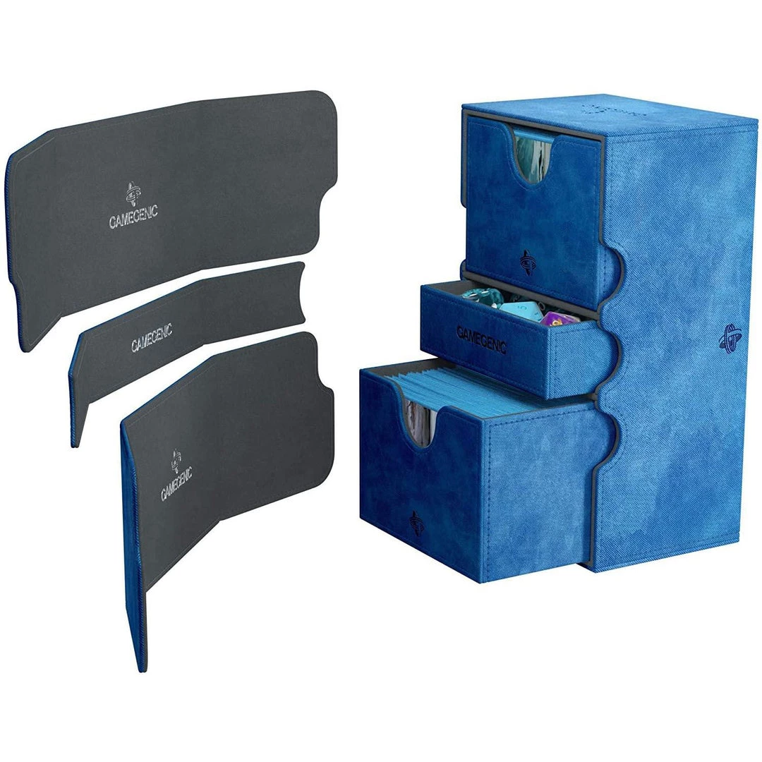 GameGenic Tabletop Stronghold 200-Card Convertible Deck Box Blue 7 GameGenic Tabletop Stronghold 200-Card Convertible Deck Box Blue