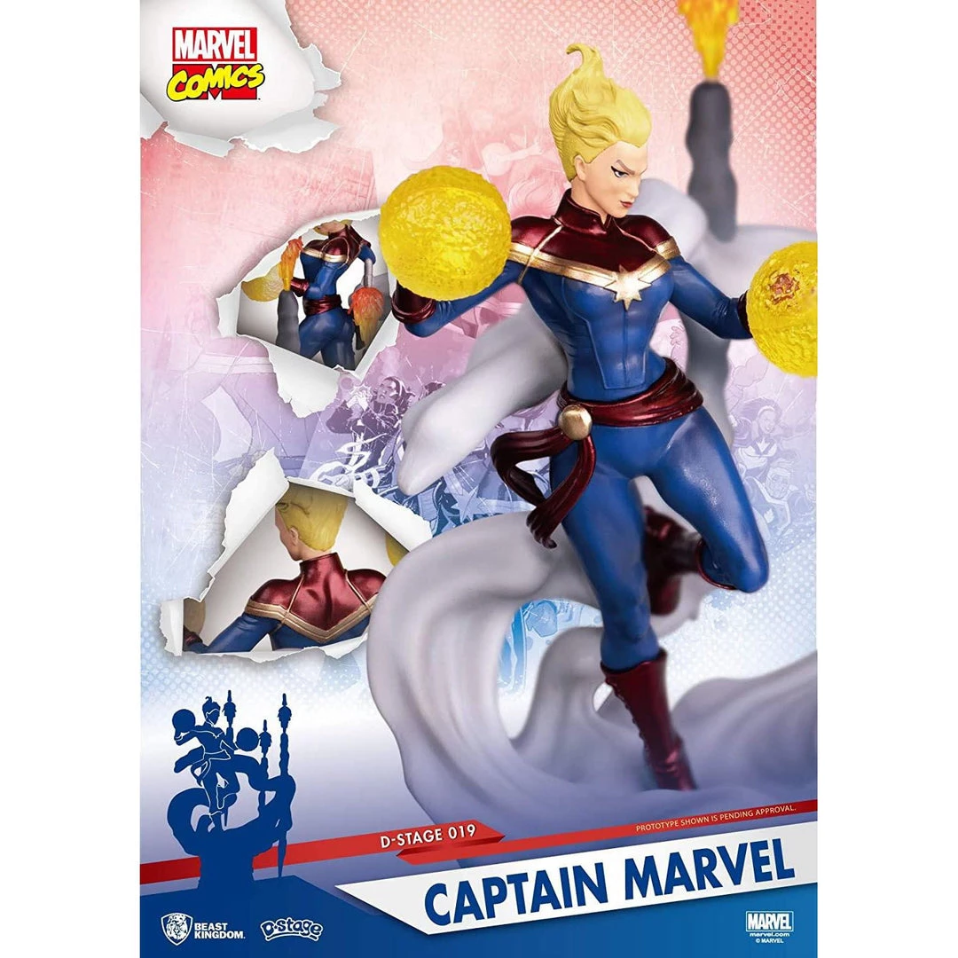 Captain Marvel D-Stage Diorama Statue 7 Captain Marvel D-Stage Diorama Statue