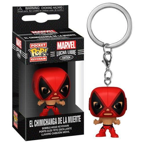 Marvel: Lucha Libre POP Keychain: Marvel Lucha Libre - Deadpool Home & Gifts 3 Marvel: Lucha Libre POP Keychain: Marvel Lucha Libre - Deadpool Home & Gifts