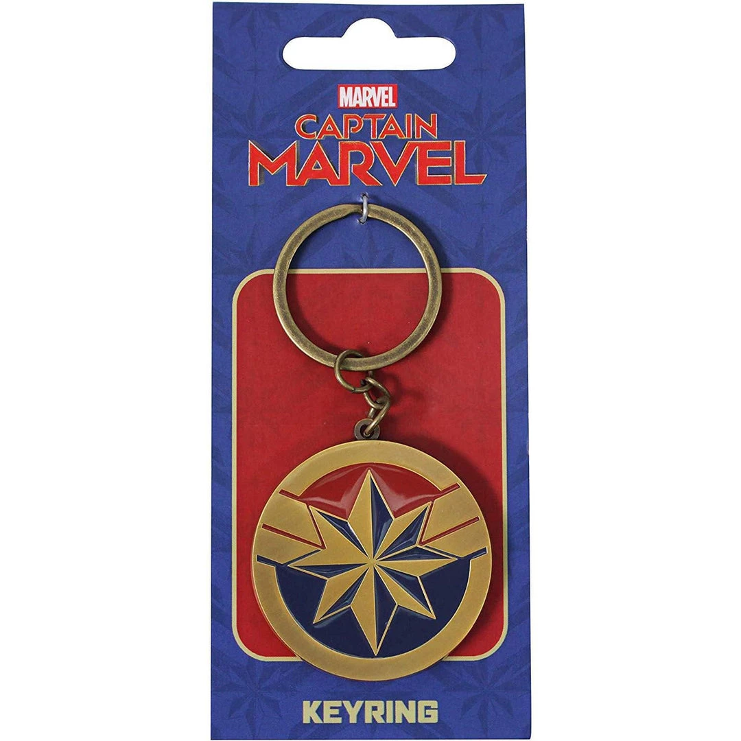 Captain Marvel Insignia Metal Keychain Film & TV 4 Captain Marvel Insignia Metal Keychain Film & TV