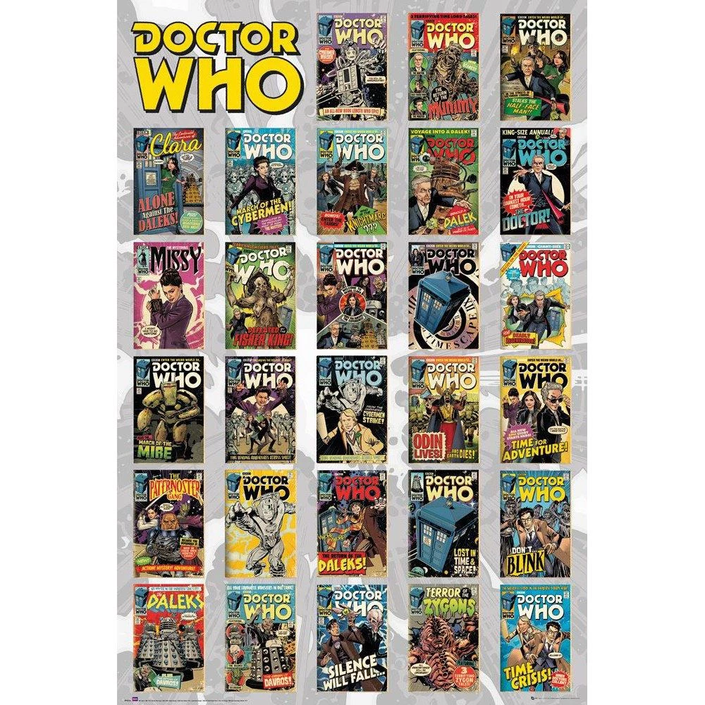 Film & TV Doctor Who - Comics Compilation Poster 4 3 Film & TV Doctor Who - Comics Compilation Poster 4