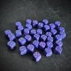 Chessex Tabletop Speckled D6 Set Of 36 Silver Tetra