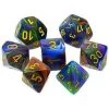Chessex Tabletop Festive Rio/Yellow Polyhedral 7 Die Set 2 Chessex Tabletop Festive Rio/Yellow Polyhedral 7 Die Set