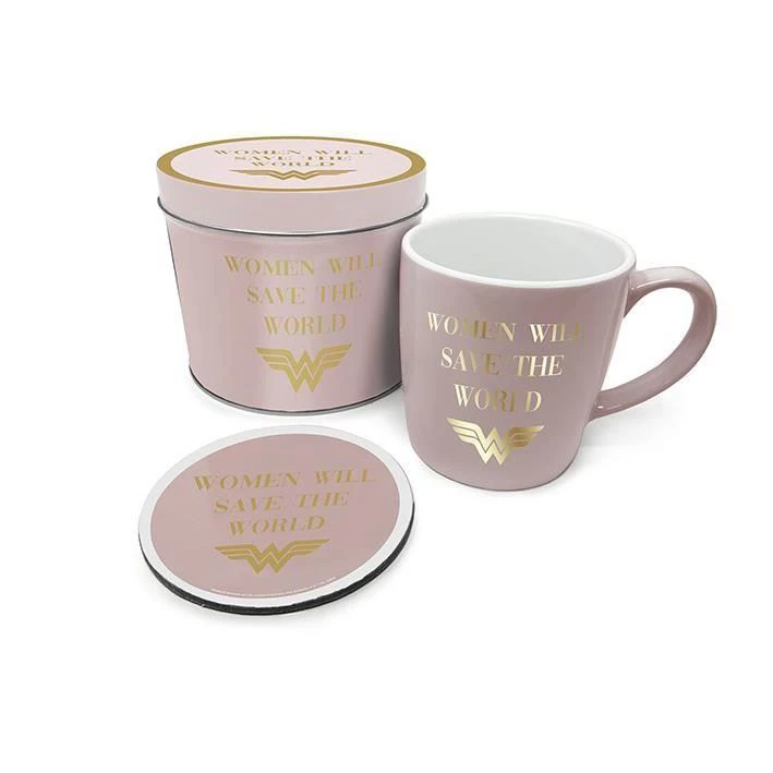Wonder Woman - Woman Will Save The World Mug & Coaster Set Film & TV 4 Wonder Woman - Woman Will Save The World Mug & Coaster Set Film & TV
