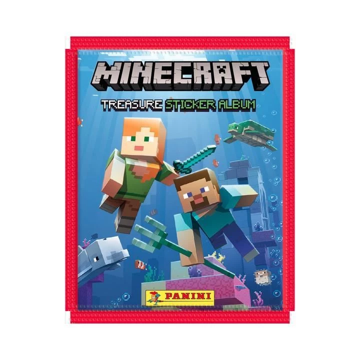 Minecraft Treasure Sticker Album: 17 Pack 4 Minecraft Treasure Sticker Album: 17 Pack