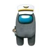 Among Us Black Crewmate W/ Captain Hat 12" Plush 1 Among Us Black Crewmate W/ Captain Hat 12" Plush