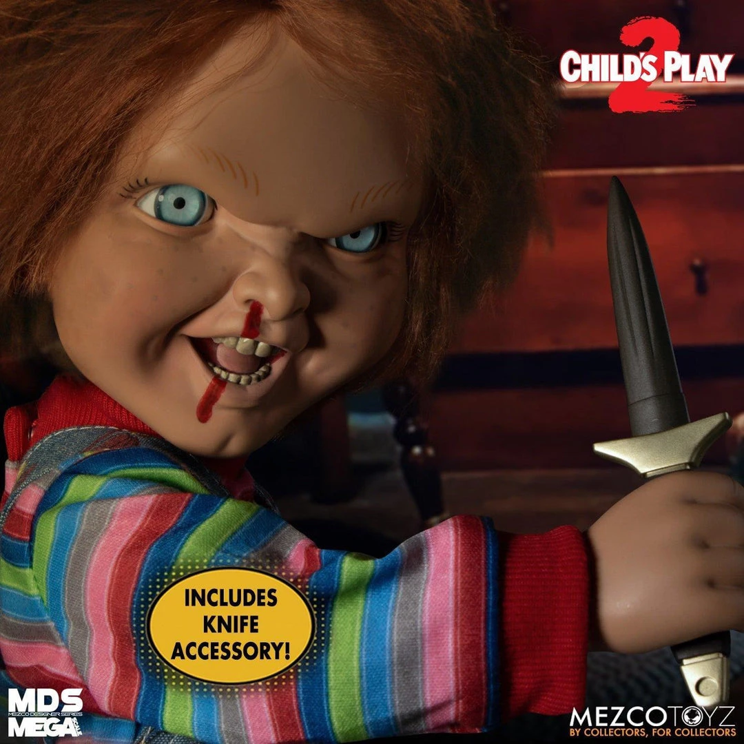 Child's Play Film & TV Chucky 2 Menacing Doll 15" 4 Child's Play Film & TV Chucky 2 Menacing Doll 15"