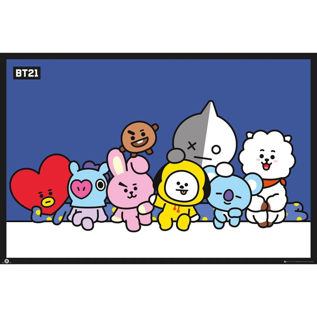BTS Home & Gifts BT21 Group Maxi Poster 21 3 BTS Home & Gifts BT21 Group Maxi Poster 21