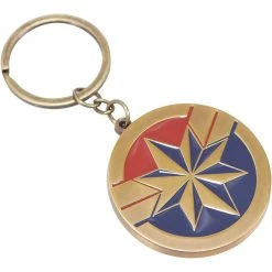 Captain Marvel Insignia Metal Keychain Film & TV 7 Captain Marvel Insignia Metal Keychain Film & TV