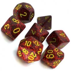 Chessex Speckled Poly 7 Set Mercury