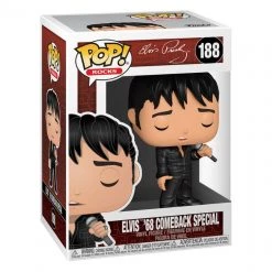 Geek-Aboo POP! Rocks: Elvis Presley - '68 Comeback Special Elvis Toys & Figures