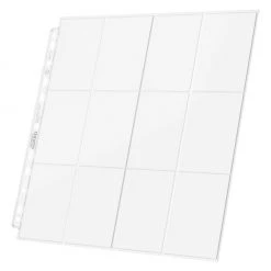Ultimate Guard Quadrow 24-Pocket Pages (10pcs) - Clear