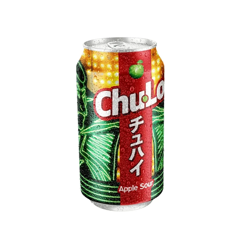 Chu-Lo Apple Sour Soda 330ml 3 Chu-Lo Apple Sour Soda 330ml