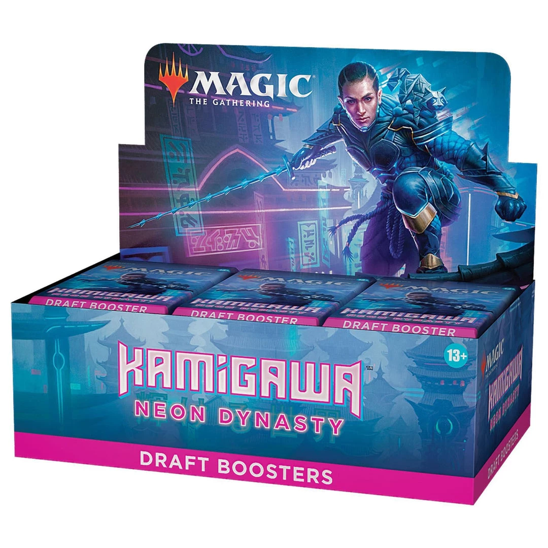 Magic: The Gathering MTG: Kamigawa - Neon Dynasty Draft Booster X36 Tabletop 4 Magic: The Gathering MTG: Kamigawa - Neon Dynasty Draft Booster X36 Tabletop