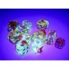 Chessex Nebula Red/Silver Luminary 7-Die Set Tabletop 1 Chessex Nebula Red/Silver Luminary 7-Die Set Tabletop