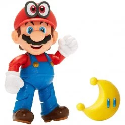 Gaming Super Mario 4" Figure - Mario & Cappy 4" Fig 6 Gaming Super Mario 4