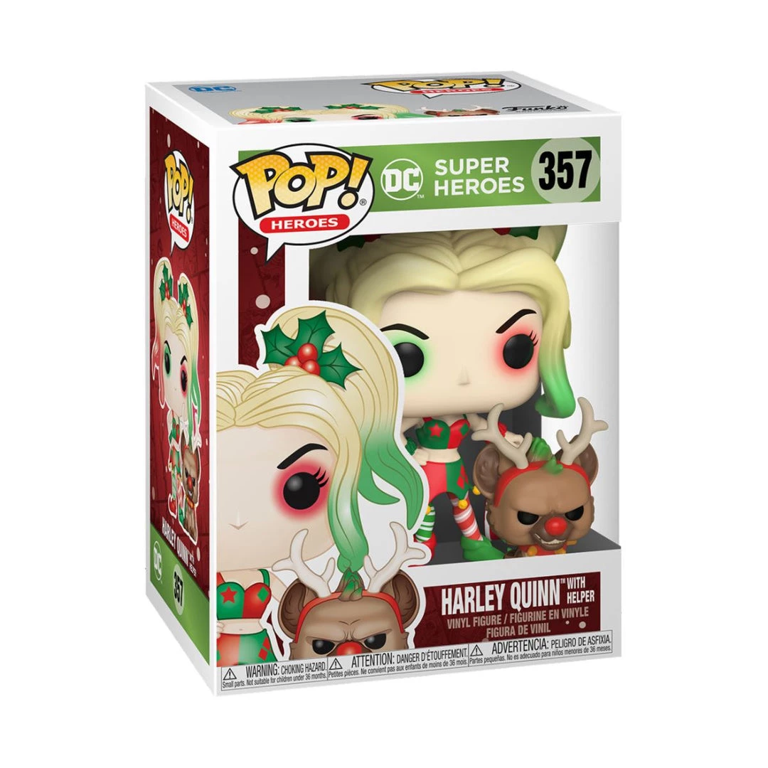 Batman DC Comics POP! Heroes: DC Holiday - Harley Quinn With Helper 4 Batman DC Comics POP! Heroes: DC Holiday - Harley Quinn With Helper