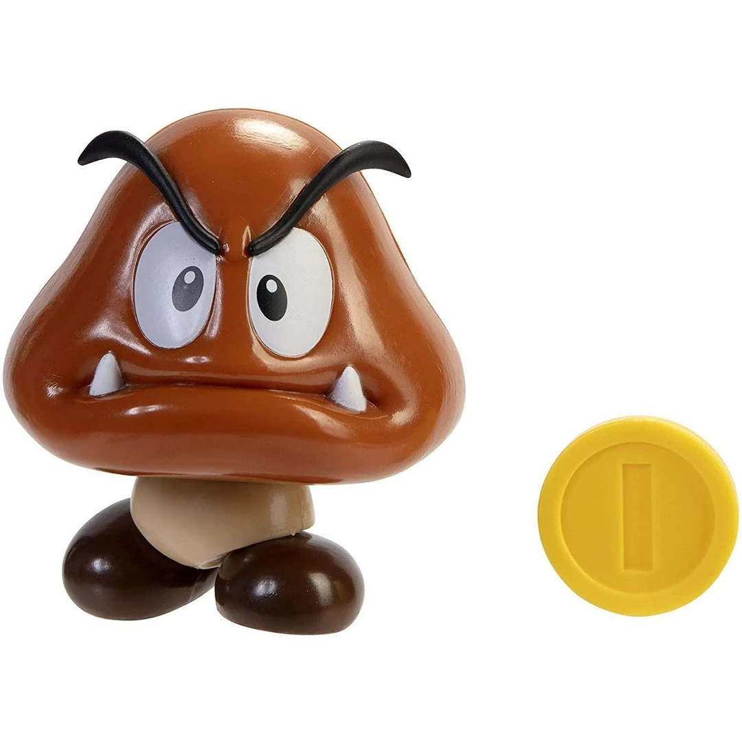 Super Mario Goomba 4" Action Figure Gaming 3 Super Mario Goomba 4" Action Figure Gaming