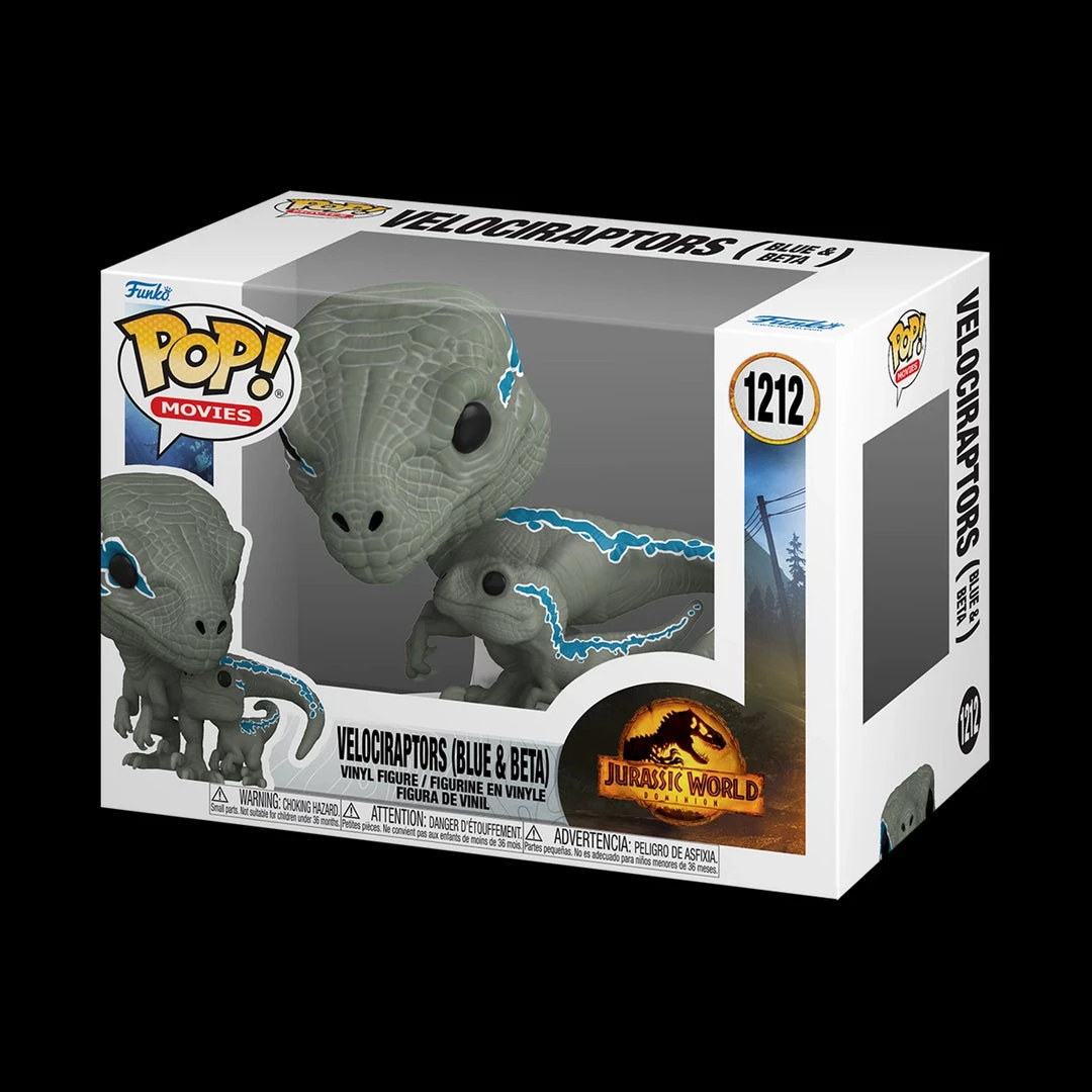 Geek-Aboo Pop! Jurassic World Dominion: Velociraptors (Blue And Beta) 4 Geek-Aboo Pop! Jurassic World Dominion: Velociraptors (Blue And Beta)