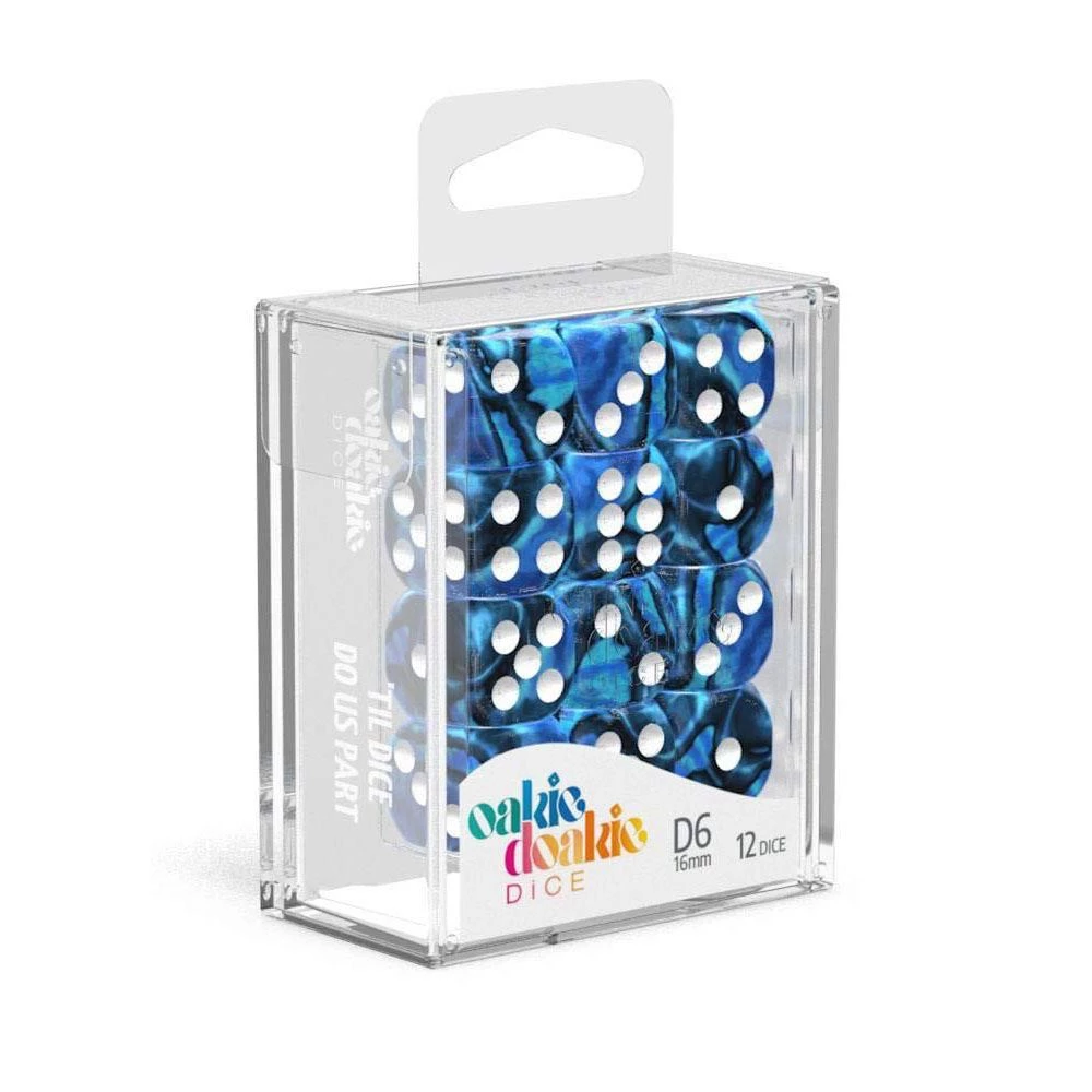 Oakie Doakie Dice Tabletop Oakie Doakie 16mm D6 Set Of 12 - Gemdice, Twilight Stone 4 Oakie Doakie Dice Tabletop Oakie Doakie 16mm D6 Set Of 12 - Gemdice, Twilight Stone