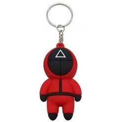 Squid Game Keychain: Triangle Guard 7 Squid Game Keychain: Triangle Guard