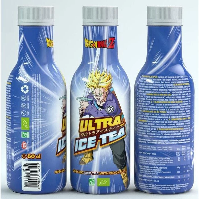 Dragon Ball Z Trunks Ultra Ice Tea White - Peach 3 Dragon Ball Z Trunks Ultra Ice Tea White - Peach