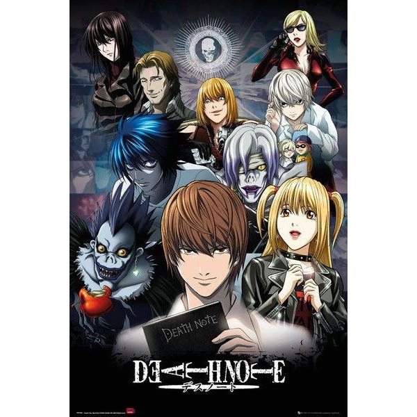 Death Note Collage Maxi Poster Anime & Manga Gifts 3 Death Note Collage Maxi Poster Anime & Manga Gifts