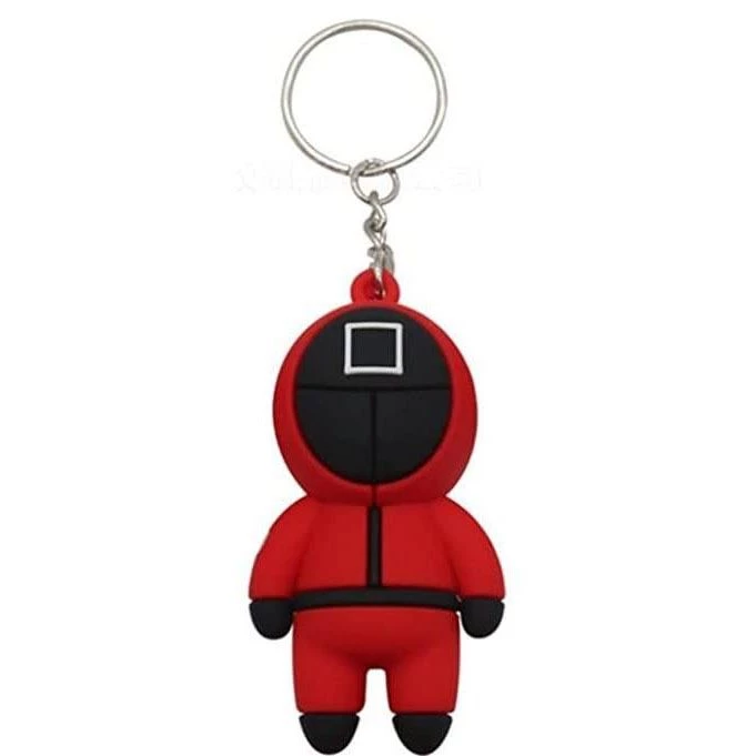 Film & TV Squid Game Keychain: Square Guard 5 Film & TV Squid Game Keychain: Square Guard
