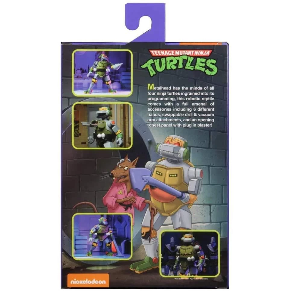 Toys & Figures Teenage Mutant Ninja Turtles: 1980 Cartoon 7" Metalhead Action Figure 5 Toys & Figures Teenage Mutant Ninja Turtles: 1980 Cartoon 7" Metalhead Action Figure