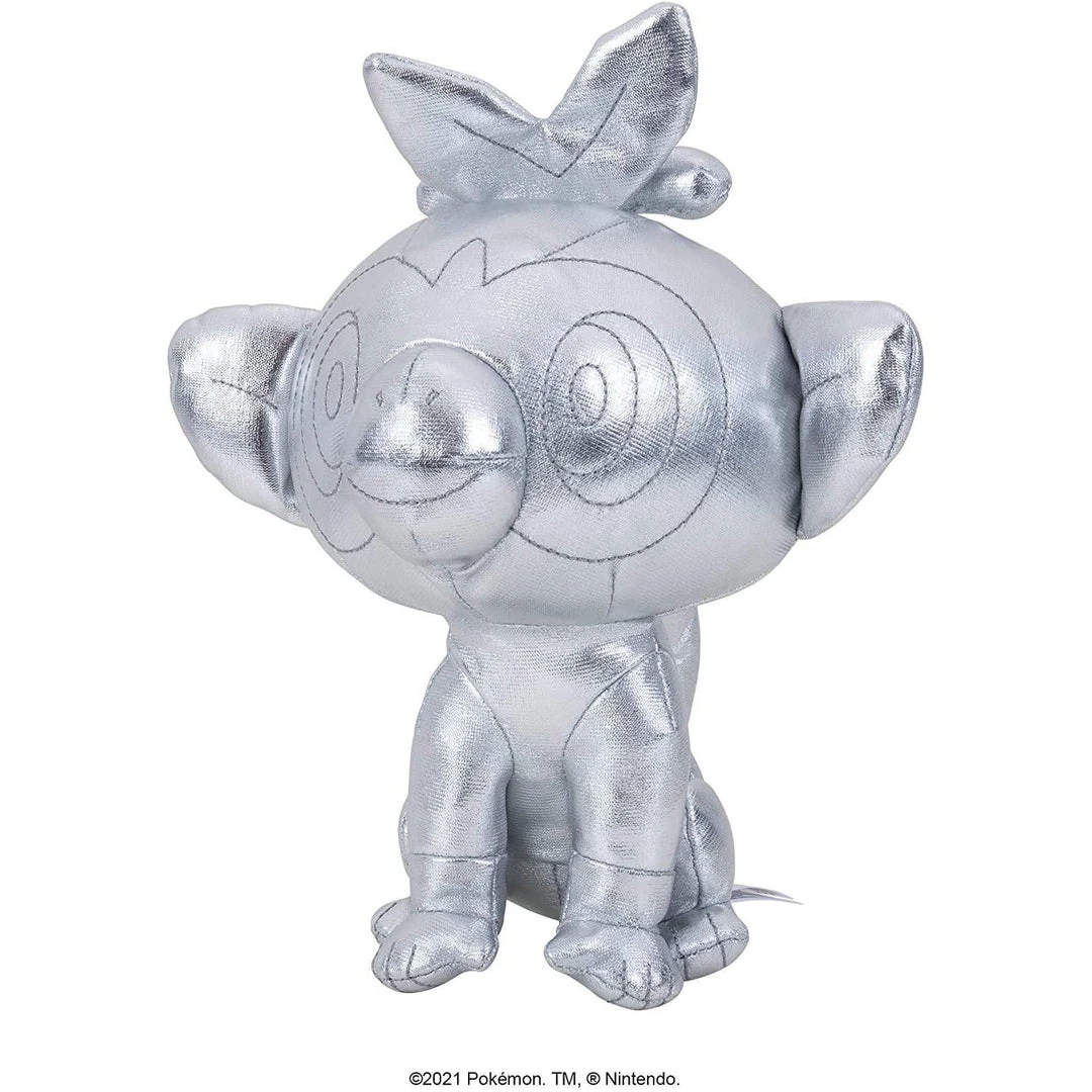 Pokemon Grookey 8" Silver Plush Toys & Figures 5 Pokemon Grookey 8" Silver Plush Toys & Figures