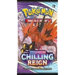 Anime & Manga Pokemon TCG: Sword & Shield - Chilling Reign Booster Pack (x1) 13 Anime & Manga Pokemon TCG: Sword & Shield - Chilling Reign Booster Pack (x1)