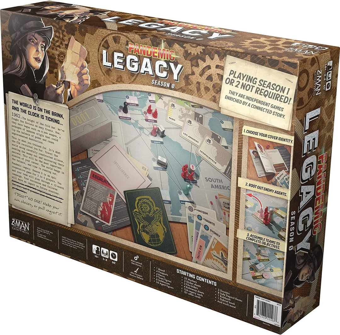 Pandemic Legacy: Season Zero Tabletop 6 Pandemic Legacy: Season Zero Tabletop