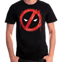 Geek-Aboo Deadpool - Forbidden Splash Head T-Shirt Geek Gear