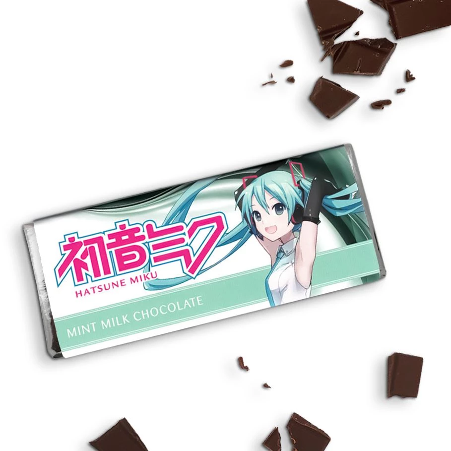 Vocaloid Hatsune Miku Mint Chocolate Bar 3 Vocaloid Hatsune Miku Mint Chocolate Bar