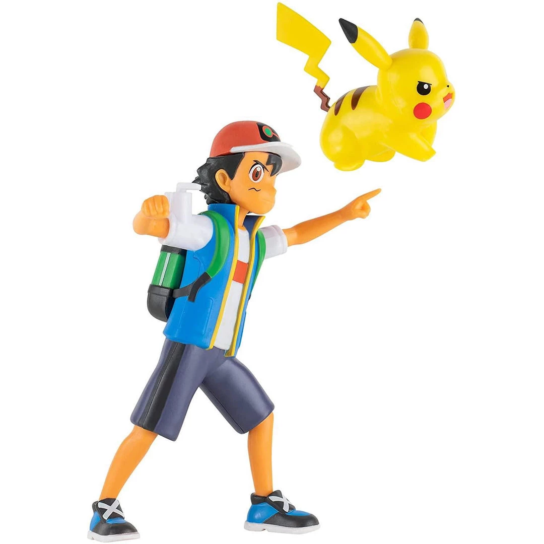Pokemon Toys & Figures Ash & Pikachu Battle Figurine 7 Pokemon Toys & Figures Ash & Pikachu Battle Figurine