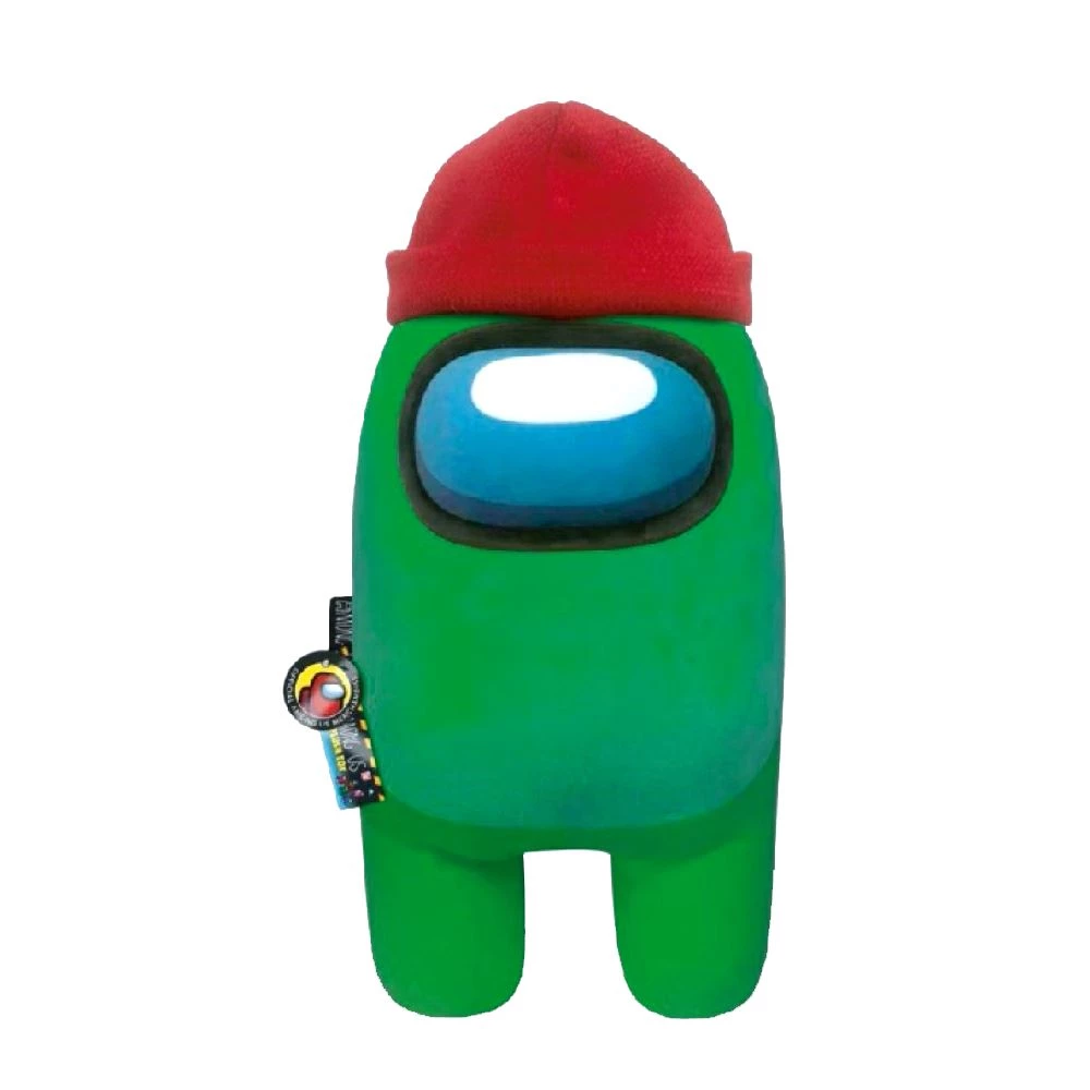 Among Us Green Crewmate W/ Beanie 12" Plush Gaming 3 Among Us Green Crewmate W/ Beanie 12" Plush Gaming