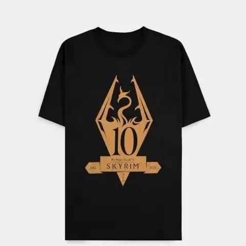 The Elder Scrolls Gaming TES: Skyrim - Metallic Anniversary T-Shirt 4 The Elder Scrolls Gaming TES: Skyrim - Metallic Anniversary T-Shirt