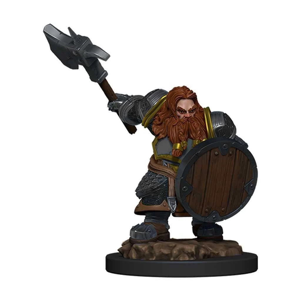 Dungeons & Dragons: Icons Of The Realms - Dwarf Fighter Male Miniature 3 Dungeons & Dragons: Icons Of The Realms - Dwarf Fighter Male Miniature