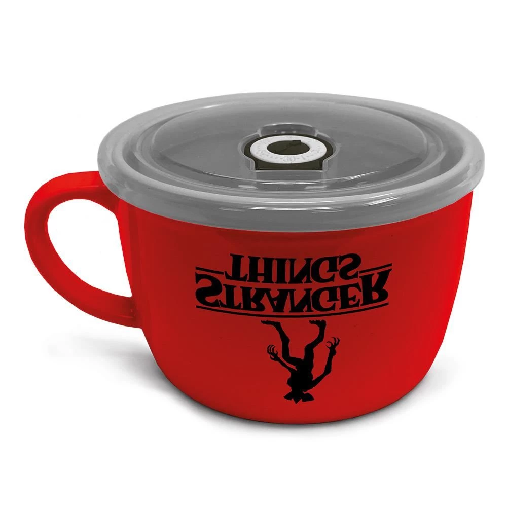Stranger Things (Upside Down Logo) Soup & Snack Mug Film & TV 4 Stranger Things (Upside Down Logo) Soup & Snack Mug Film & TV