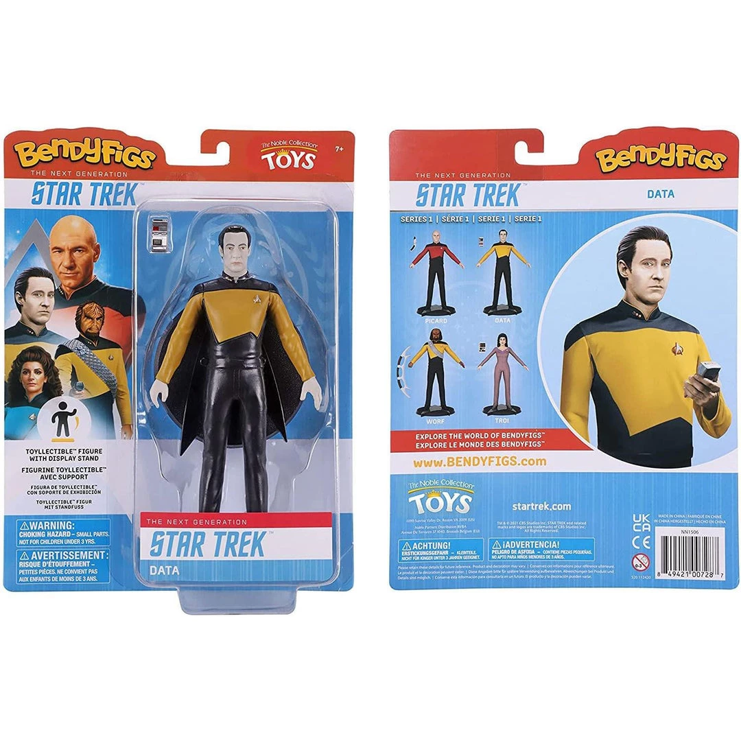 Star Trek Data Bendyfig 6 Star Trek Data Bendyfig