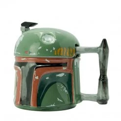 Star Wars: Boba Fett 3D Head Mug (with Lid) 11 Star Wars: Boba Fett 3D Head Mug (with Lid)