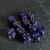 Chessex Golden Cobalt Speckled D6 Set 2 Chessex Golden Cobalt Speckled D6 Set