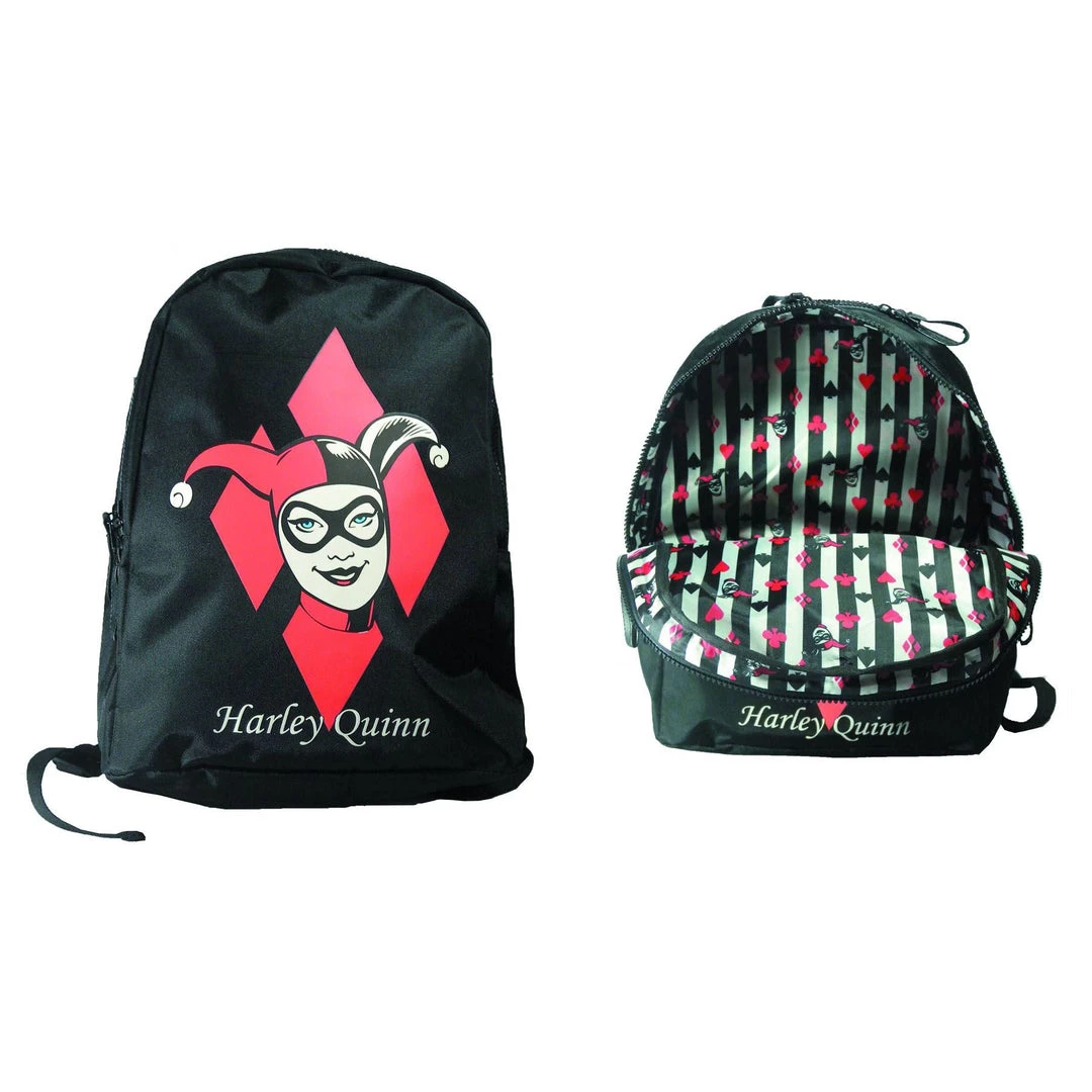 Batman Harley Quinn DC Comics Comic Book Print Manic Backpack School Work College Bag Film & TV 5 Batman Harley Quinn DC Comics Comic Book Print Manic Backpack School Work College Bag Film & TV