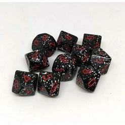 Chessex Speckled Space Set Of Ten D10 Dice